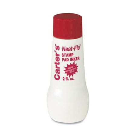 Avery Neat-Flo Stamp Pad Inker, 2 Oz, Red 21447EA